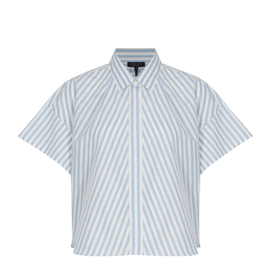 Martha Stripe Poplin Shirt
