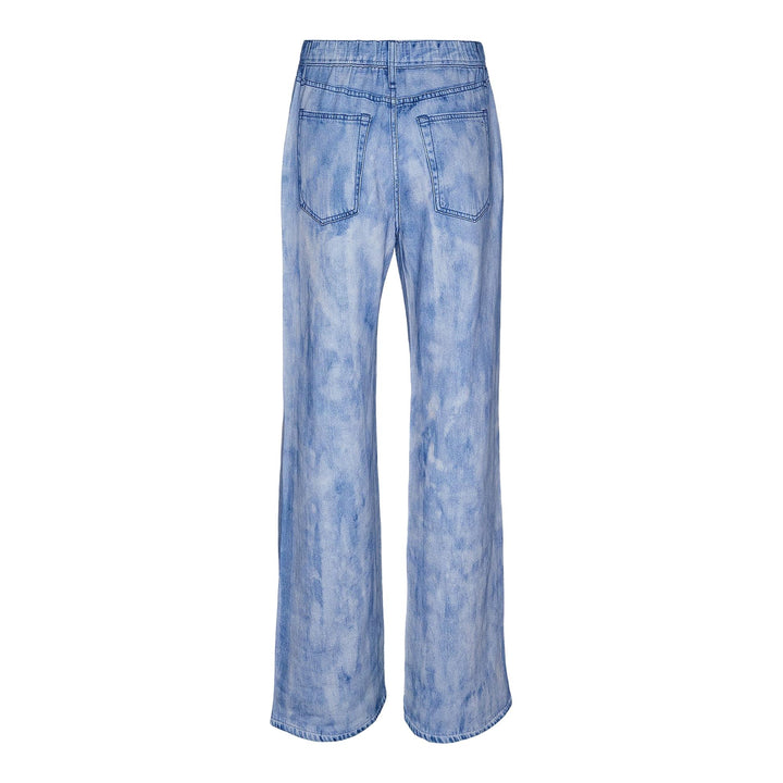 Club21 - rag & bone - Miramar Fleece Terry Wide Leg Jeans - JEANS - Denim