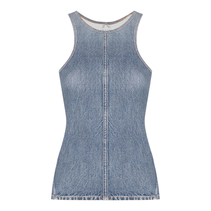Club21 - rag & bone - Miramar Rib Tank - TANK TOPS - Blue