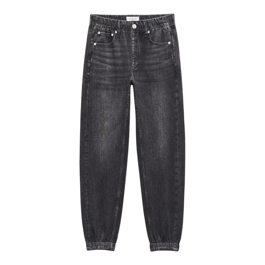 Club21 - rag & bone - Miramar Terry Jogger Pants - JEANS - Black