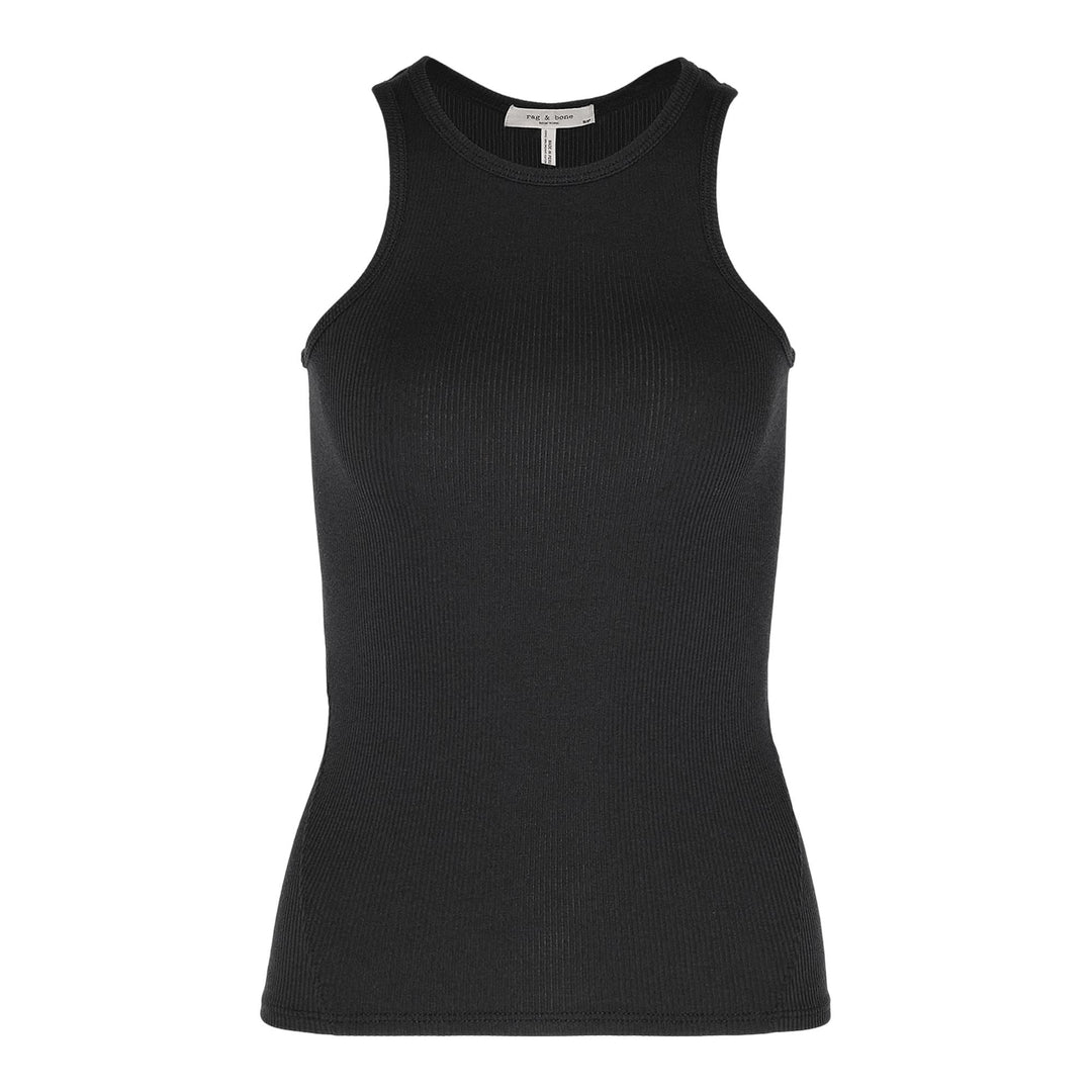 Club21 - rag & bone - The Essential Rib Tank - TANK TOPS - Black