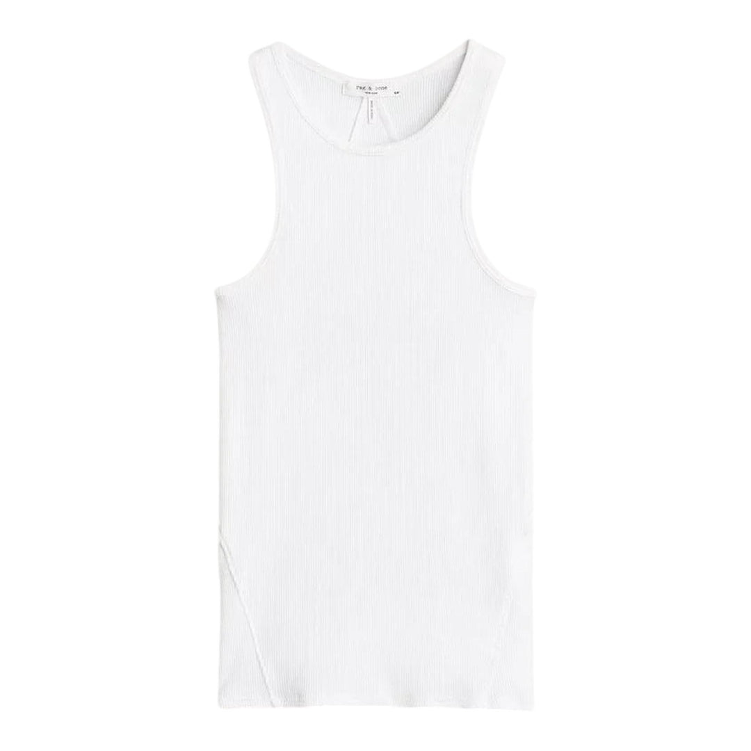 Club21 - rag & bone - The Essential Rib Tank - TANK TOPS - White