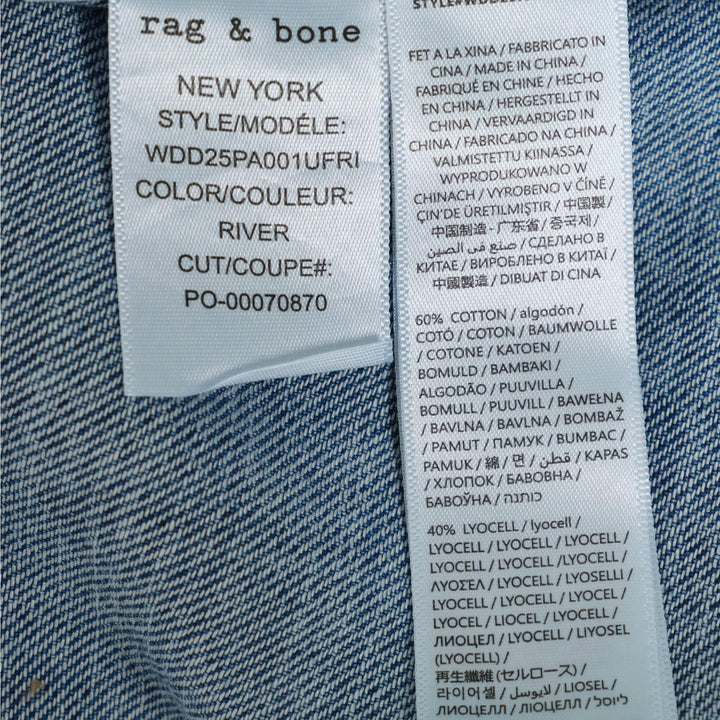 Club21 - rag & bone - Ultra Featherweight Stevie Top - WOVEN TOPS - Denim