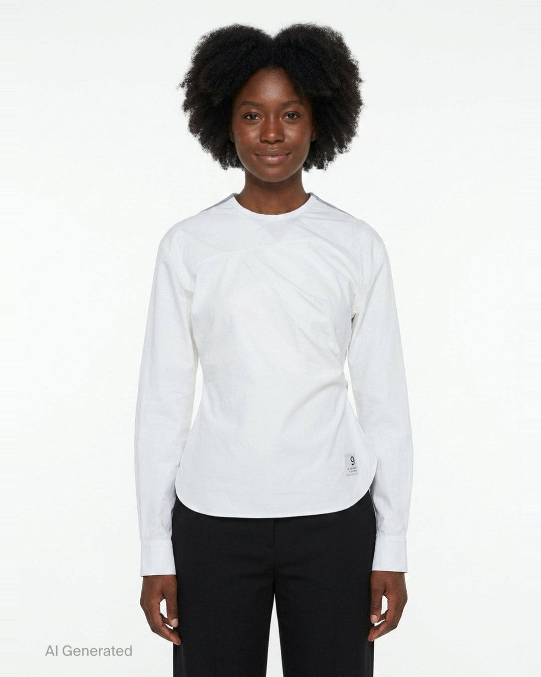 Backward Shirring Knit Top | Re;Code | Club21 - front