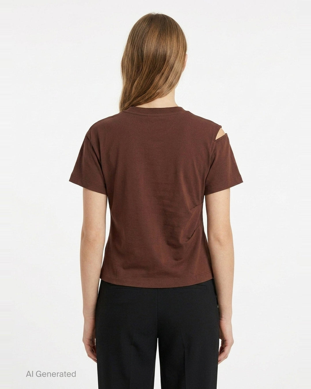 Backward Shoulder Slit Tee | RE;CODE | Club21 - back
