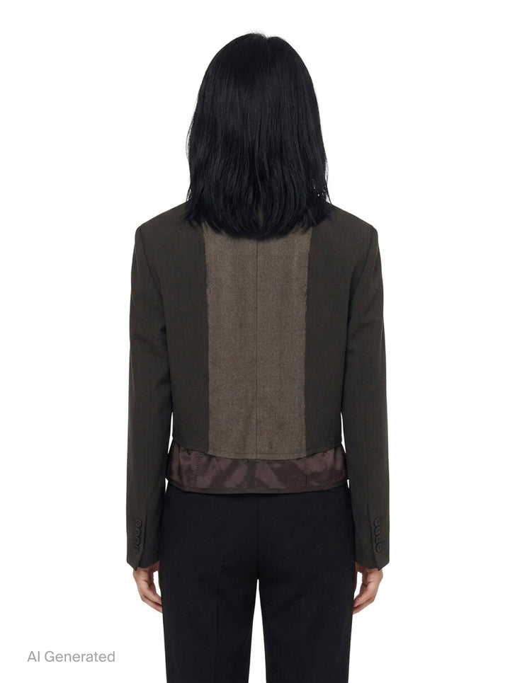 Inside-Out Crop Jacket | RE;CODE | Club21 - back