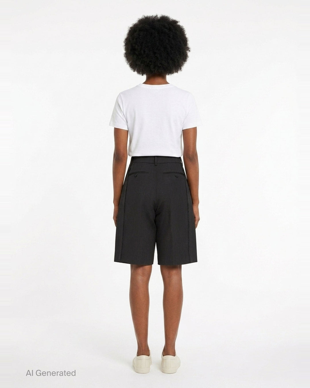 Pleated Tailored Shorts | RE;CODE | Club21 - back