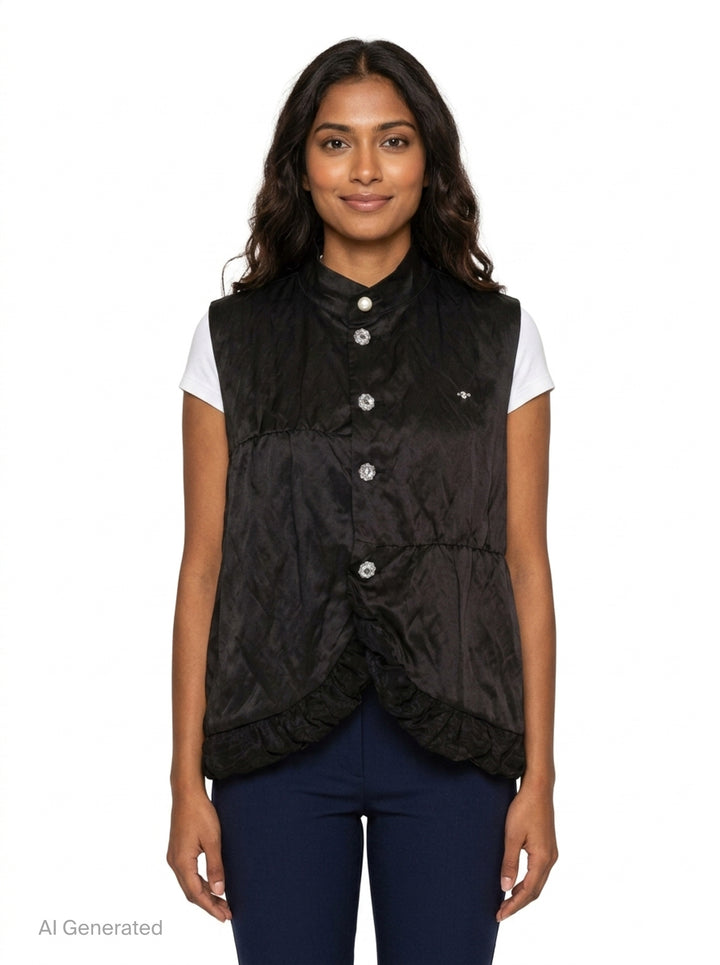 Curvy Hemline Vest | Renli Su | Club21 - front