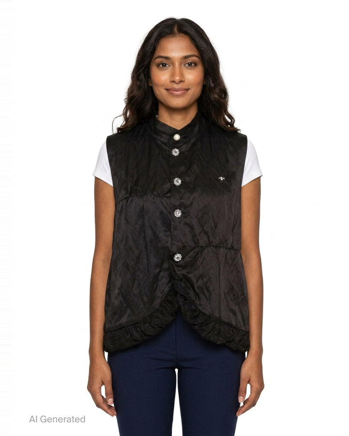 Curvy Hemline Vest | Renli Su | Club21 - front