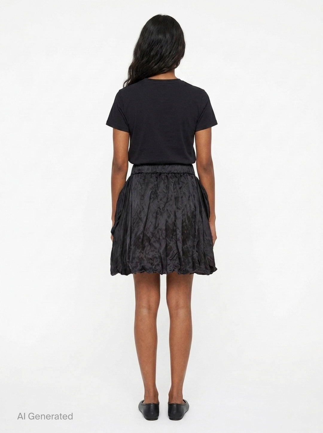 Gathered Mini Skirt | Renli Su | Club21 - back