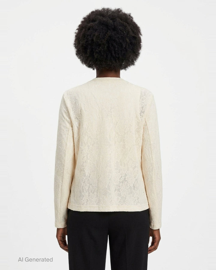 Long Sleeve Bow Cardigan | Renli Su | Club21 - back