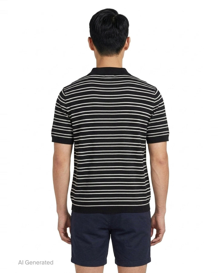 California Striped Polo | Represent | Club21 - back