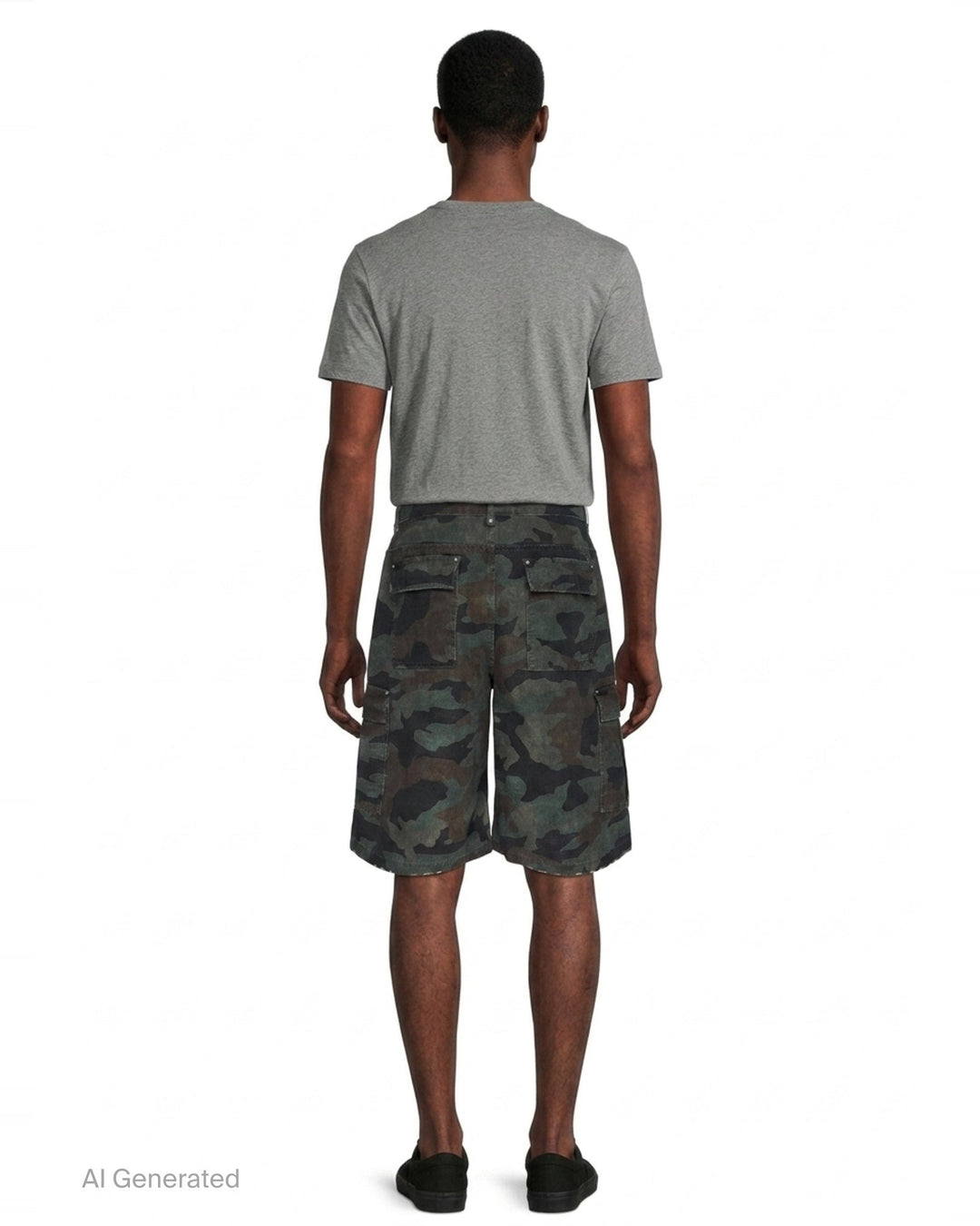 Camo Cargo Shorts | Represent | Club21 - back