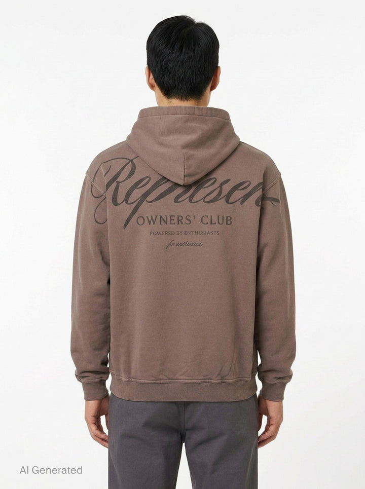 Owners Club Script Hoodie | Represent | Club21 - back