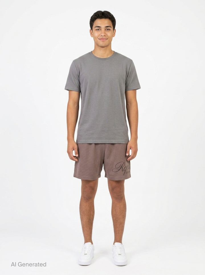 Owners Club Script Mesh Shorts | Represent | Club21 - front