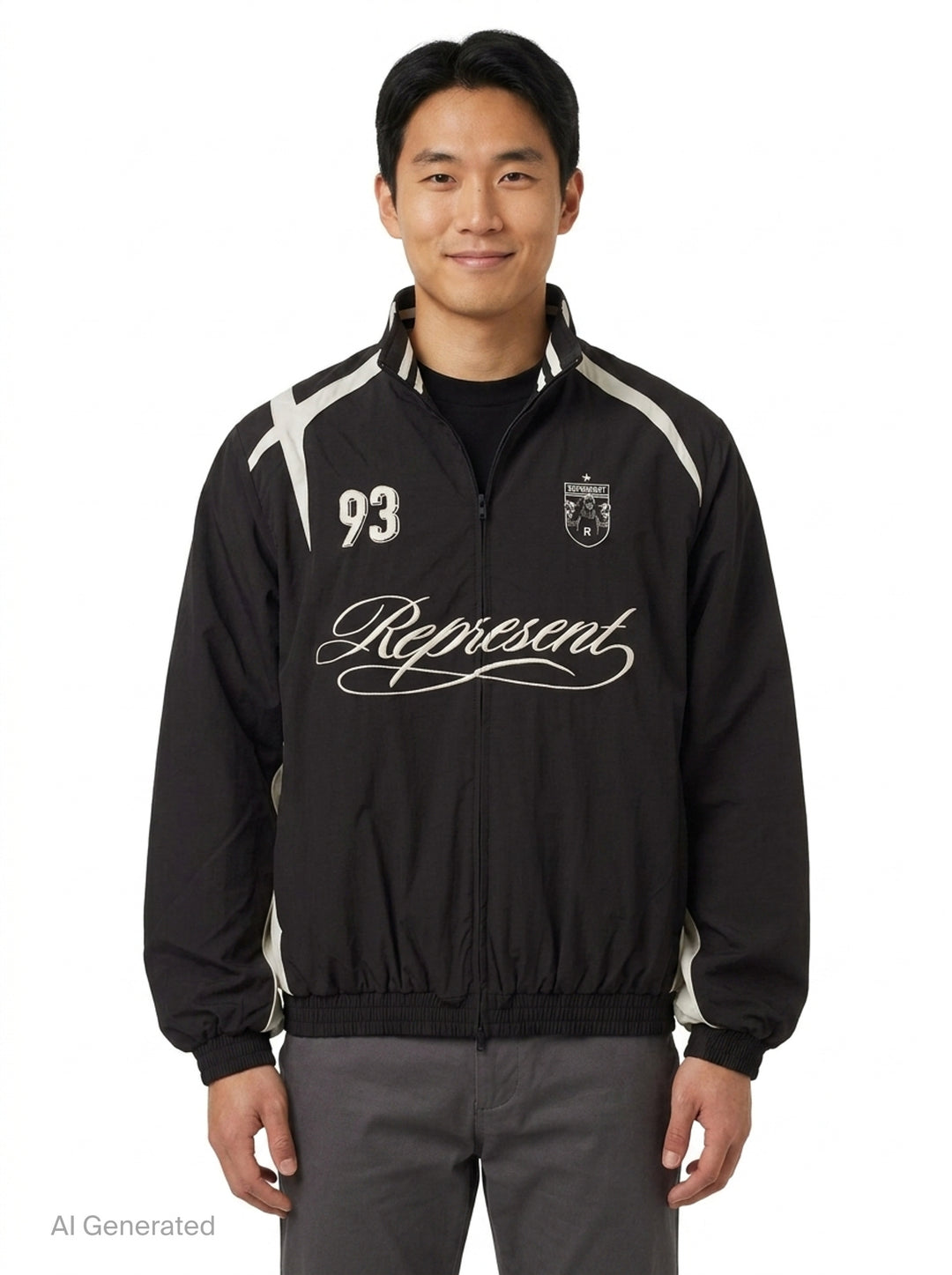 Woven Track Star Jacket | Represent | Club21 - front