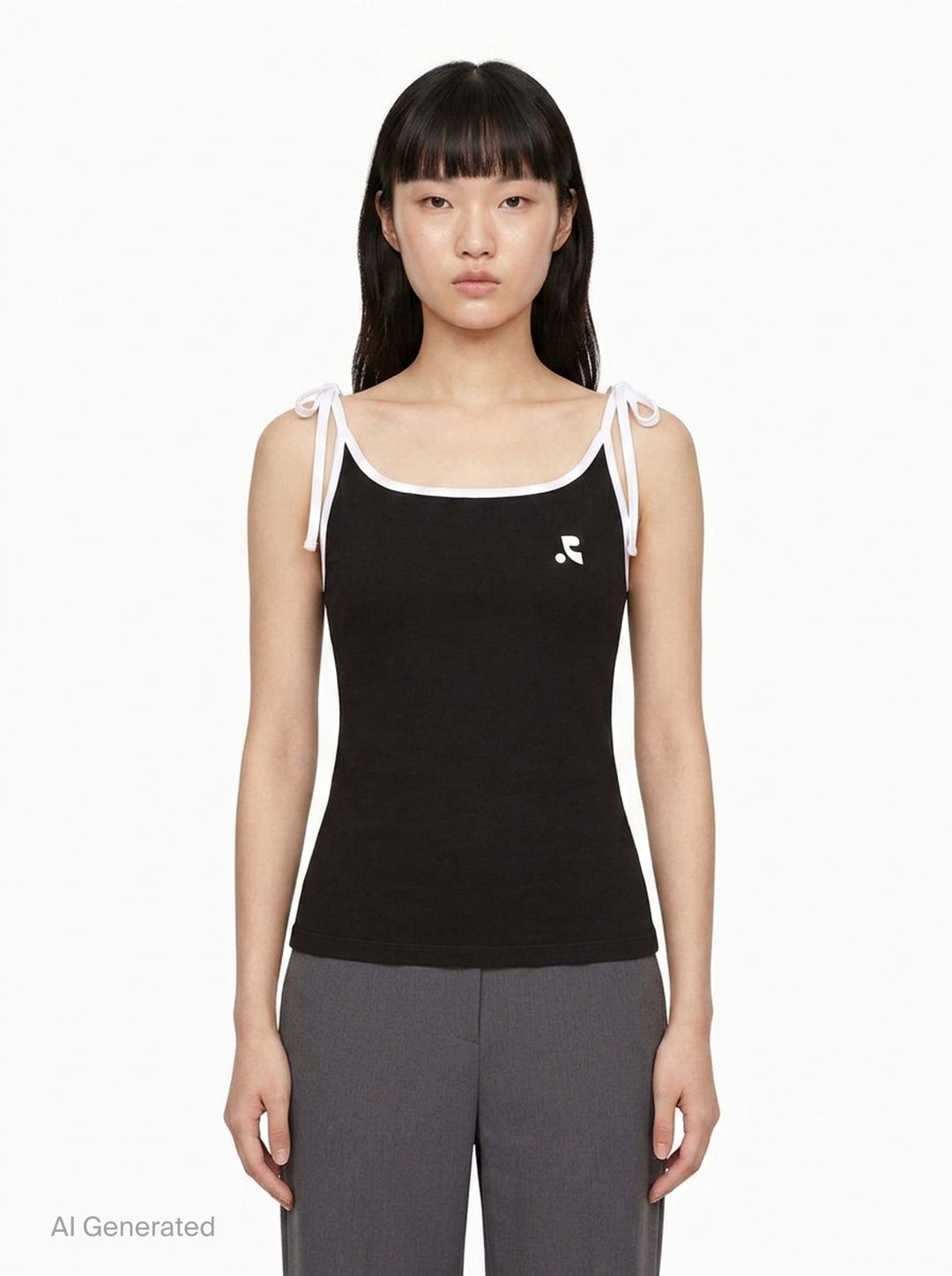 Back Tie Sleeveless Tank Top | Rest&Recreation | Club21 - front