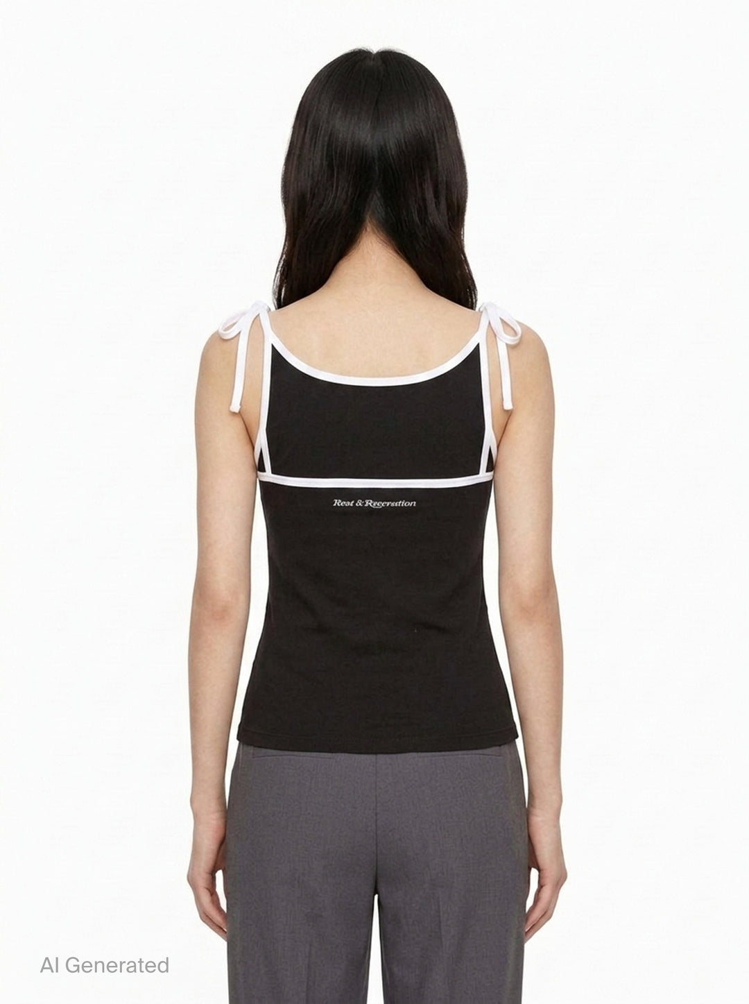 Back Tie Sleeveless Tank Top | Rest&Recreation | Club21 - back