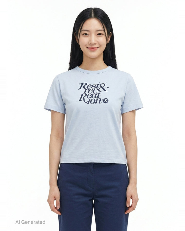 Basic Logo Tee | Rest&Recreation | Club21 - front