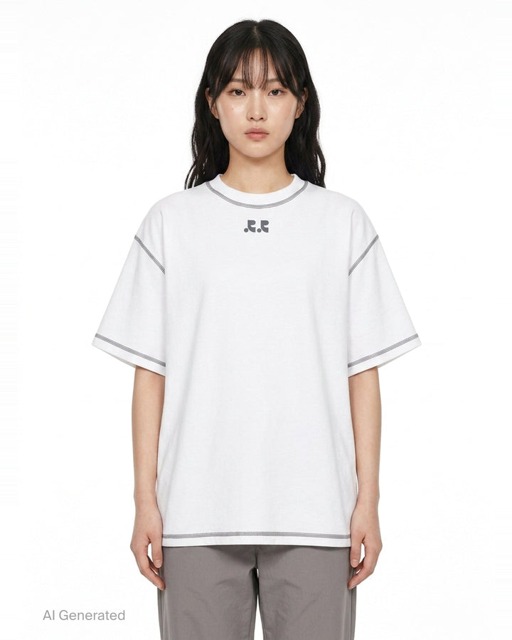 Double Logo Tee | Rest&Recreation | Club21 - front