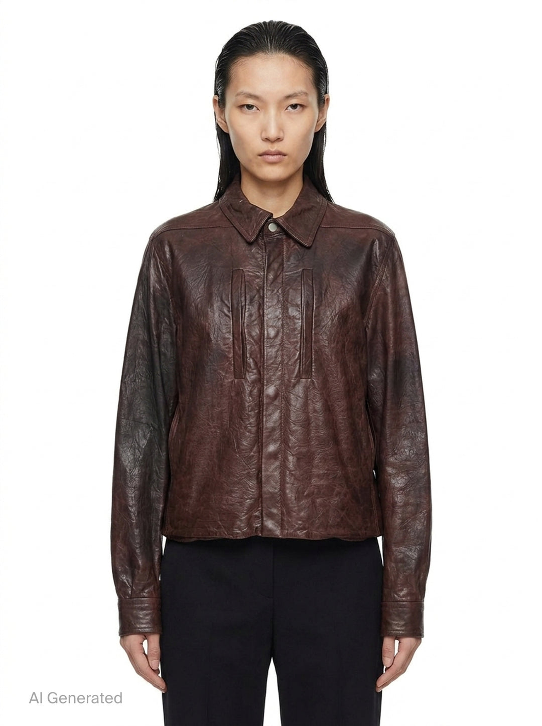 Alice Tumbled Lamb Jacket | Rick Owens | Club21 - front