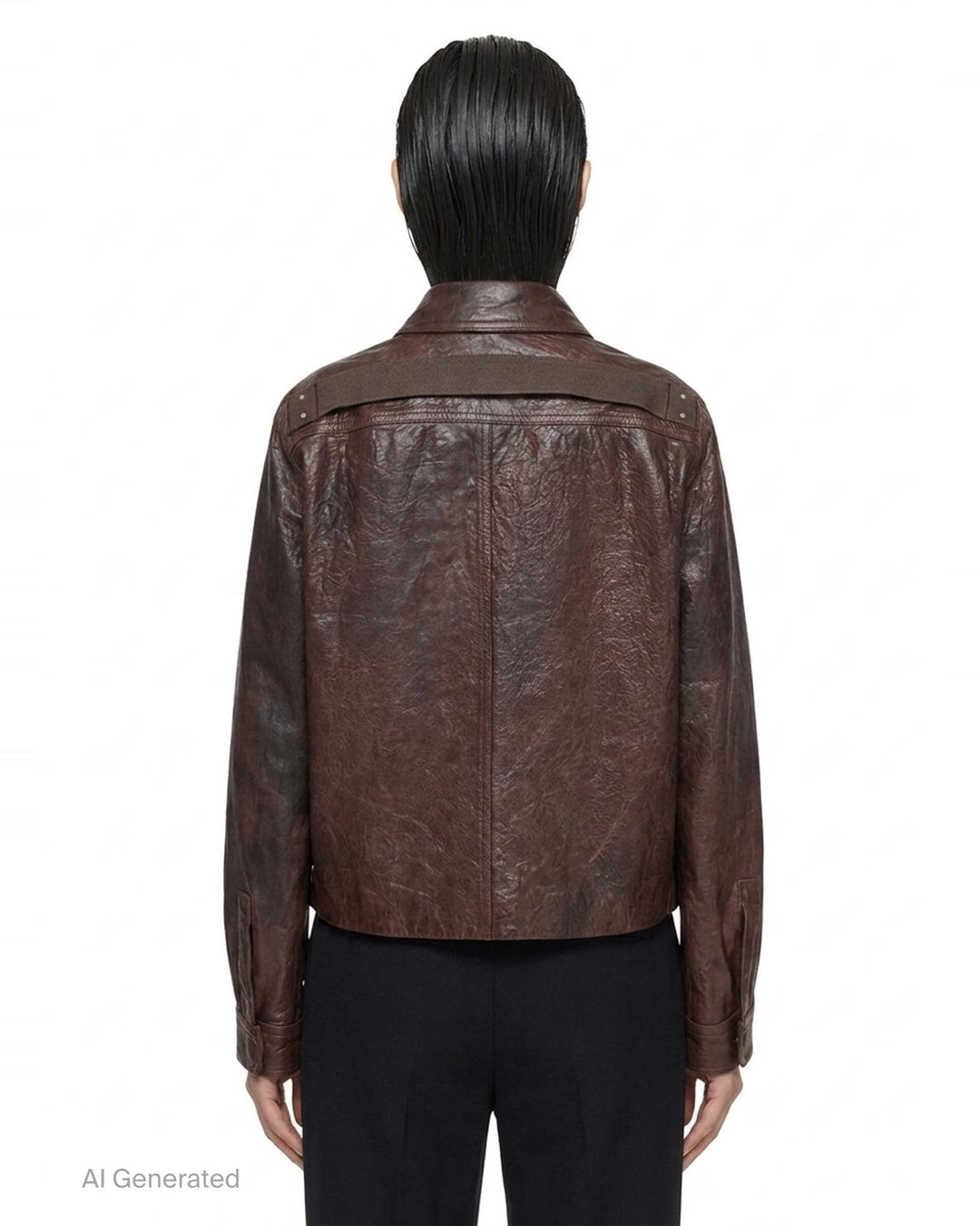 Alice Tumbled Lamb Jacket | Rick Owens | Club21 - back