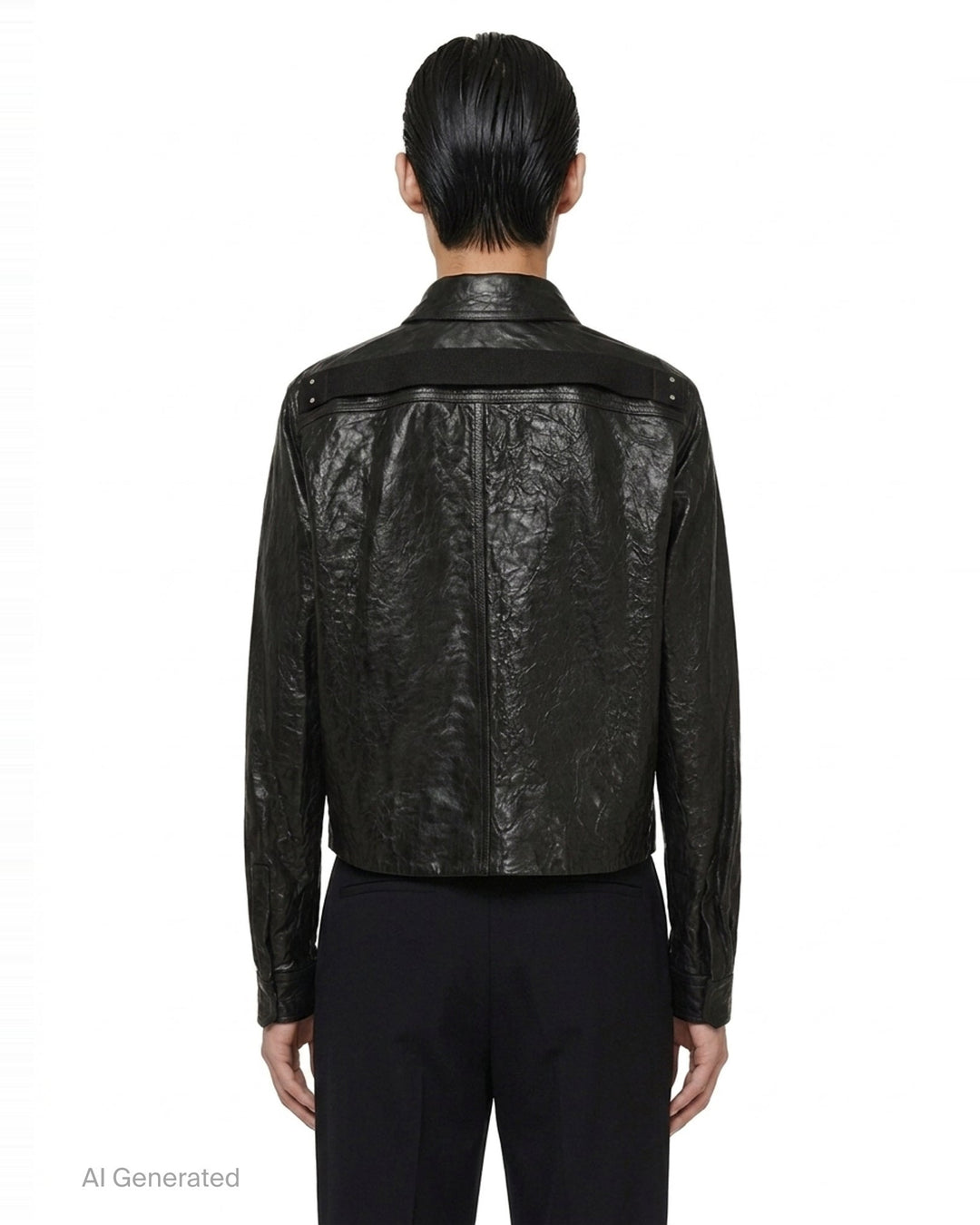 Alice Tumbled Lamb Jacket | Rick Owens | Club21 - back