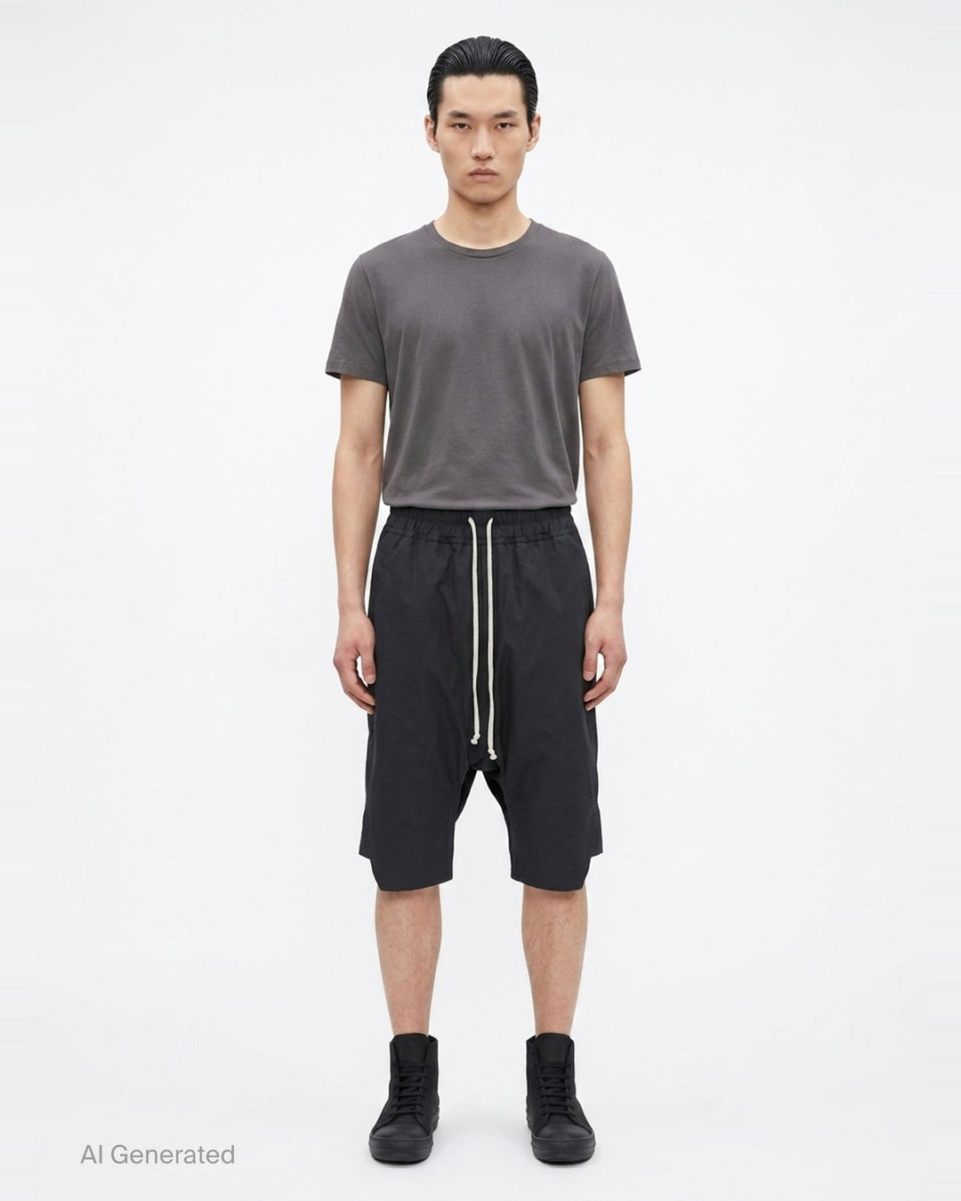 Basket Swingers Heavy Poplin Shorts | Rick Owens | Club21 - front