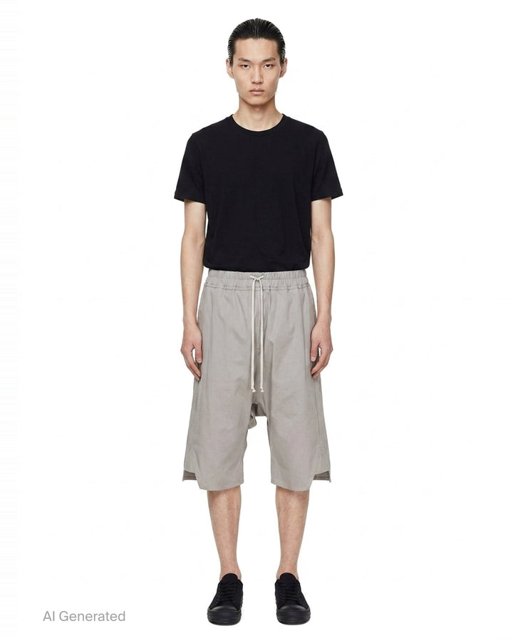Basket Swingers Heavy Poplin Shorts | Rick Owens | Club21 - front