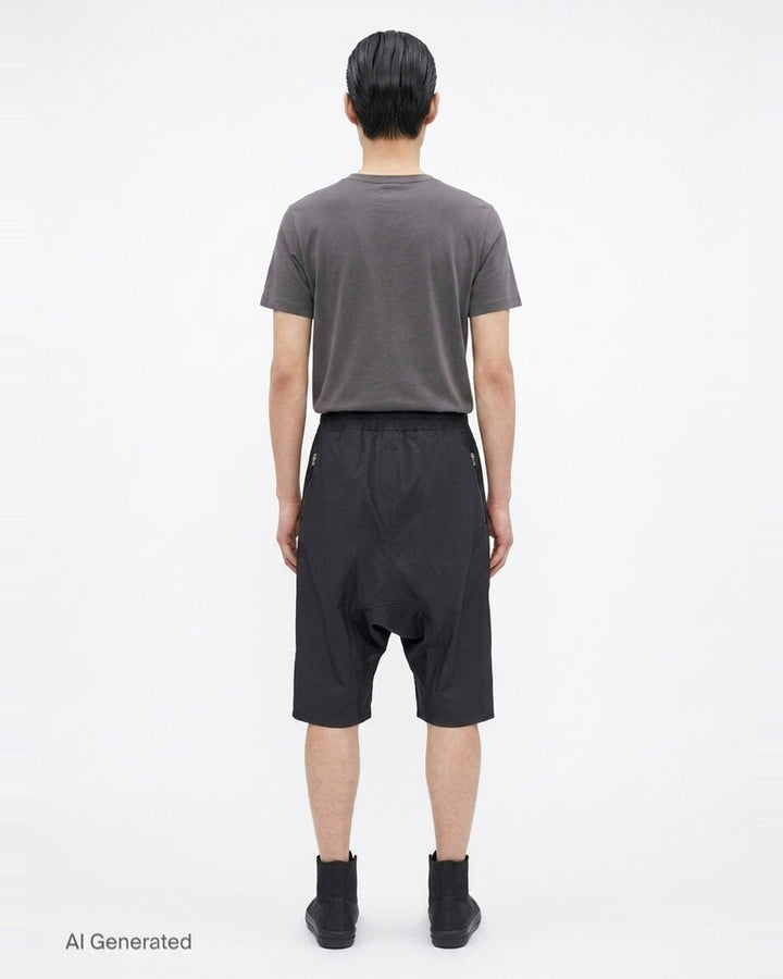Basket Swingers Heavy Poplin Shorts | Rick Owens | Club21 - back