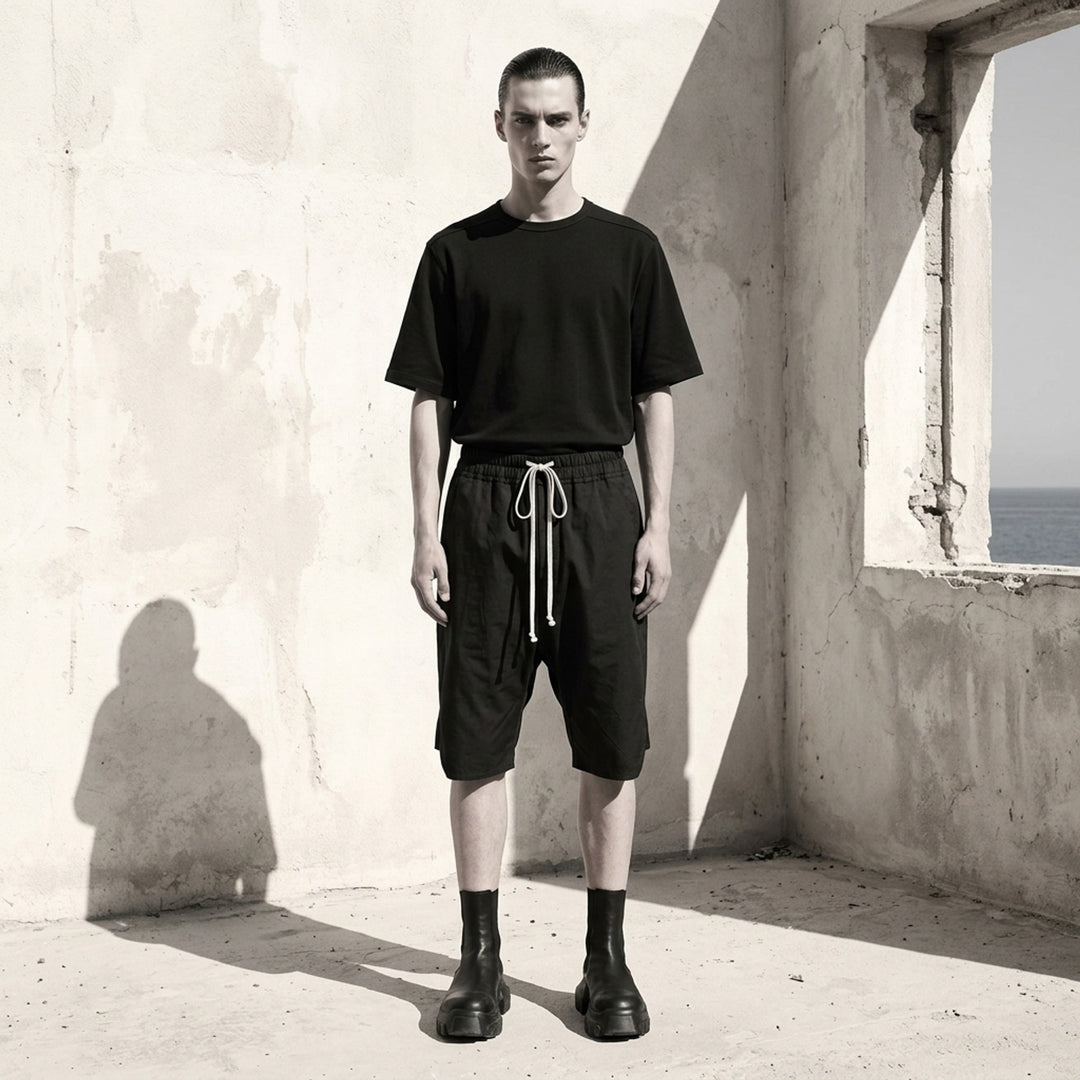 Basket Swingers Heavy Poplin Shorts | Rick Owens | Club21 - lifestyle