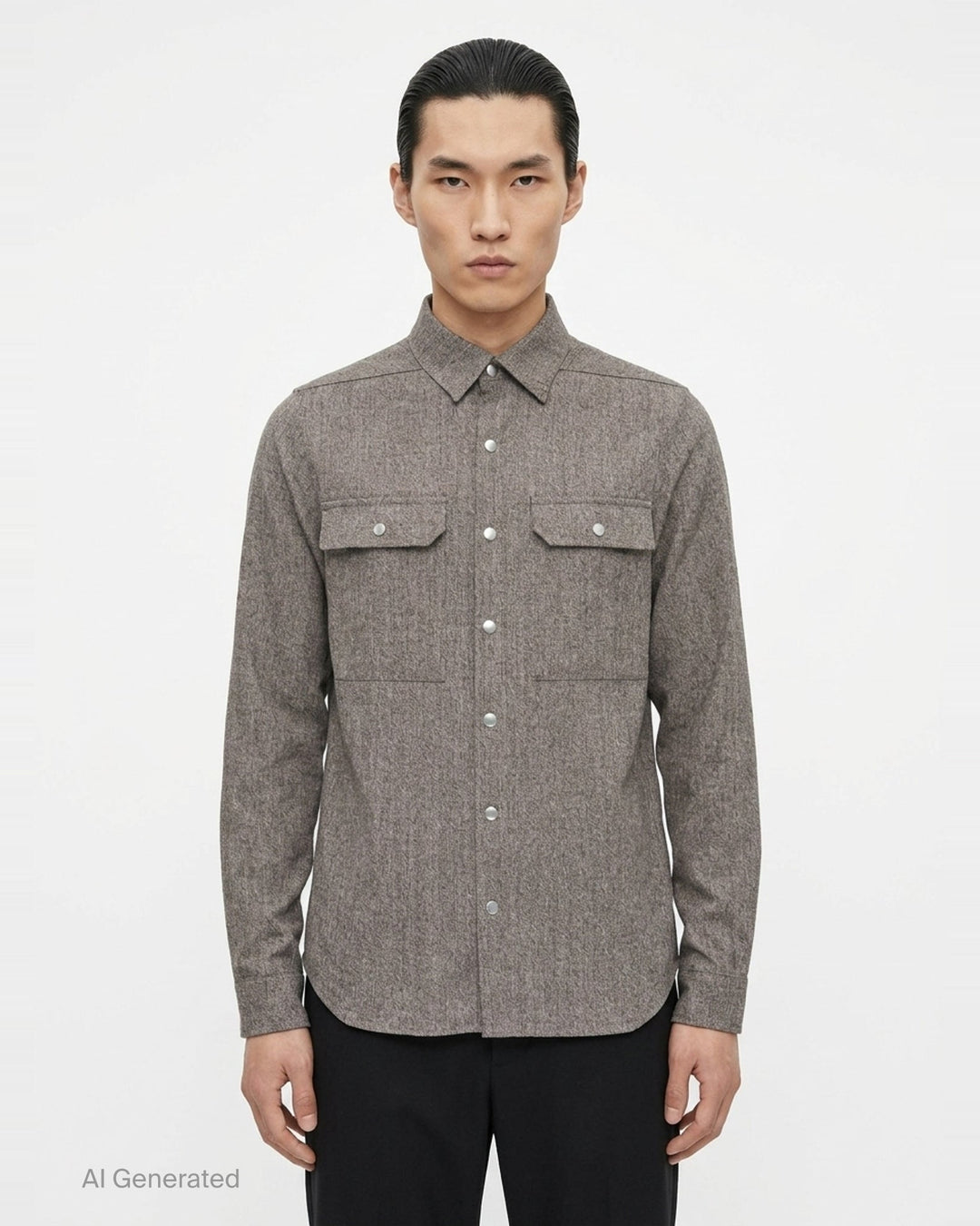Bishu Wool Long Sleeve Outershirt | Rick Owens | Club21 - front