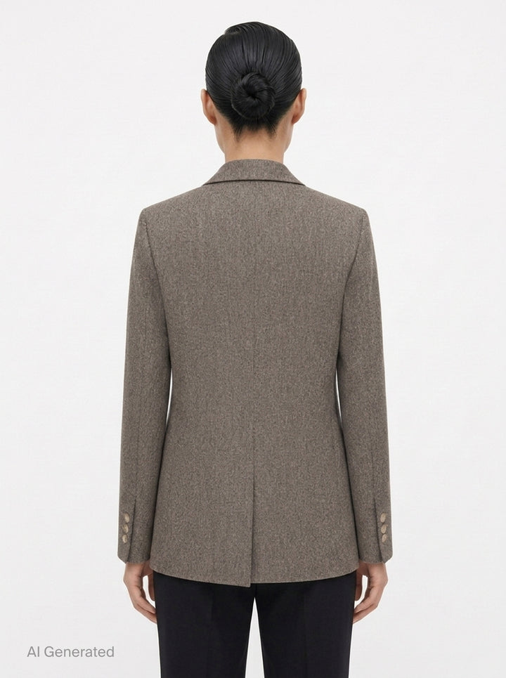 Concordian Bishu Wool Jacket | Rick Owens | Club21 - back