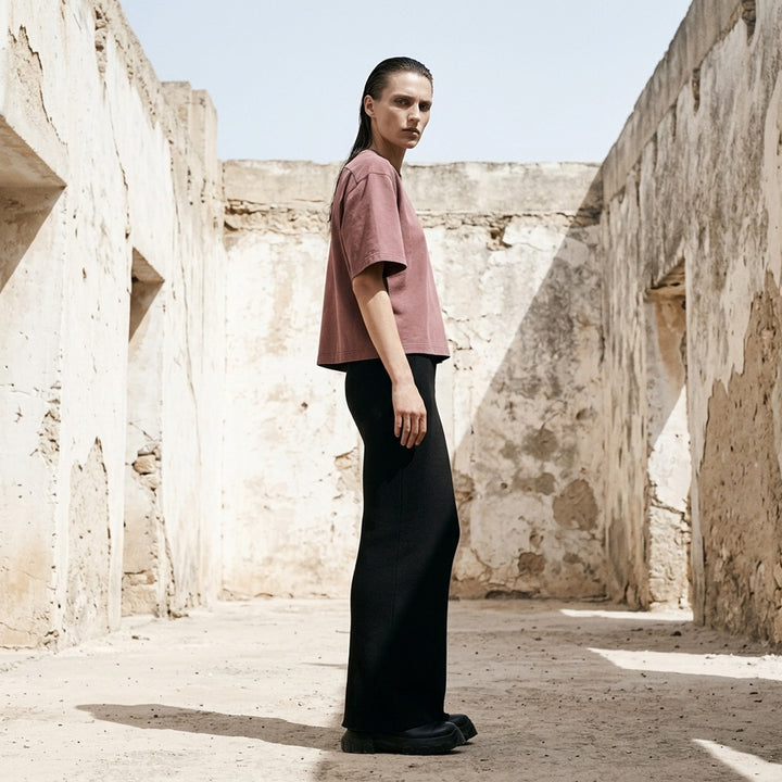 Cropped Brad Classic Cotton Tee | Rick Owens | Club21 - lifestyle