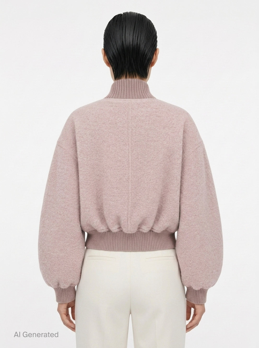 Cropped Flight Washed Blouson | Rick Owens | Club21 - back