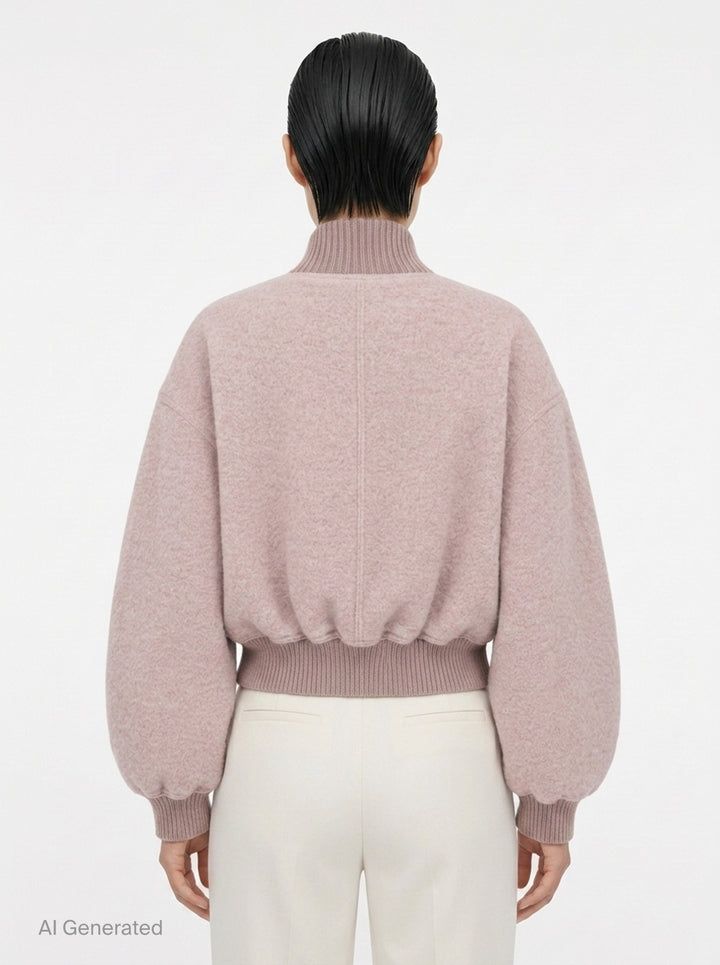 Cropped Flight Washed Blouson | Rick Owens | Club21 - back
