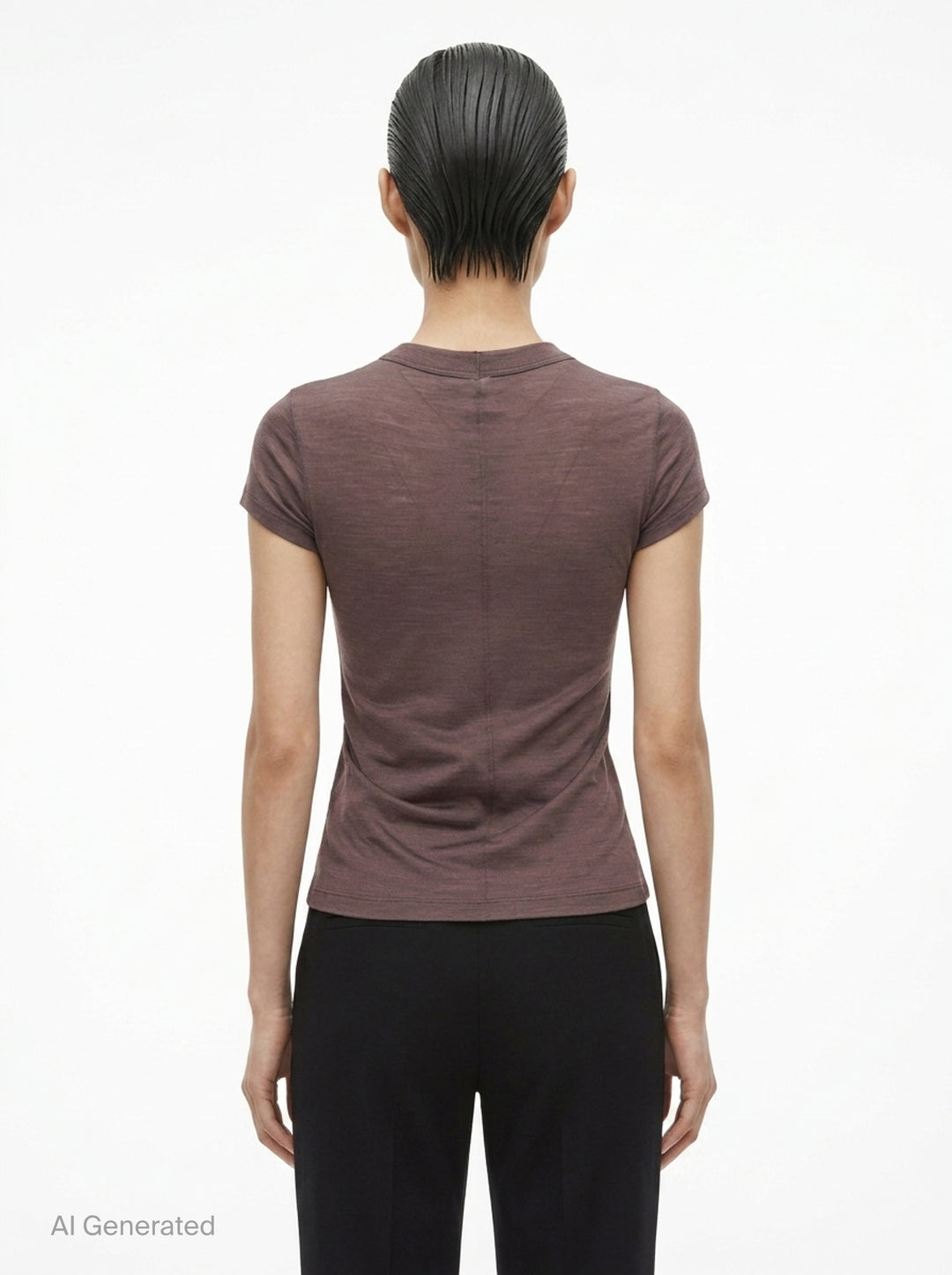 Cropped Level Classic Cotton Tee | Rick Owens | Club21 - back