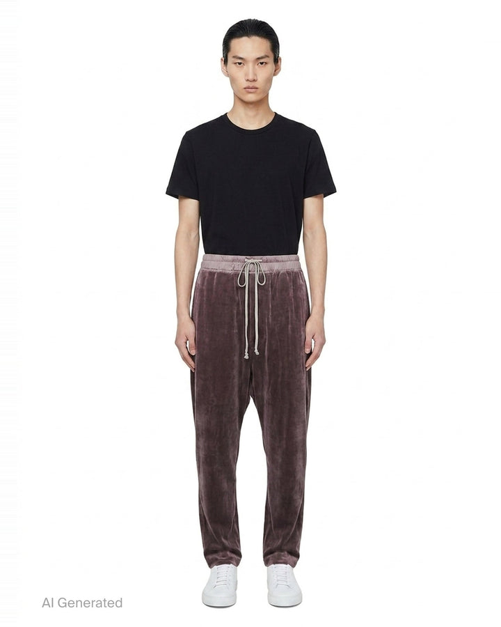 Drawstring Astaires Cropped Pants | Rick Owens | Club21 - front