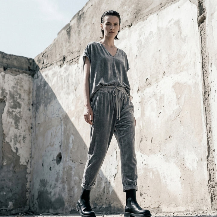 Drawstring Astaires Cropped Pants | Rick Owens | Club21 - lifestyle