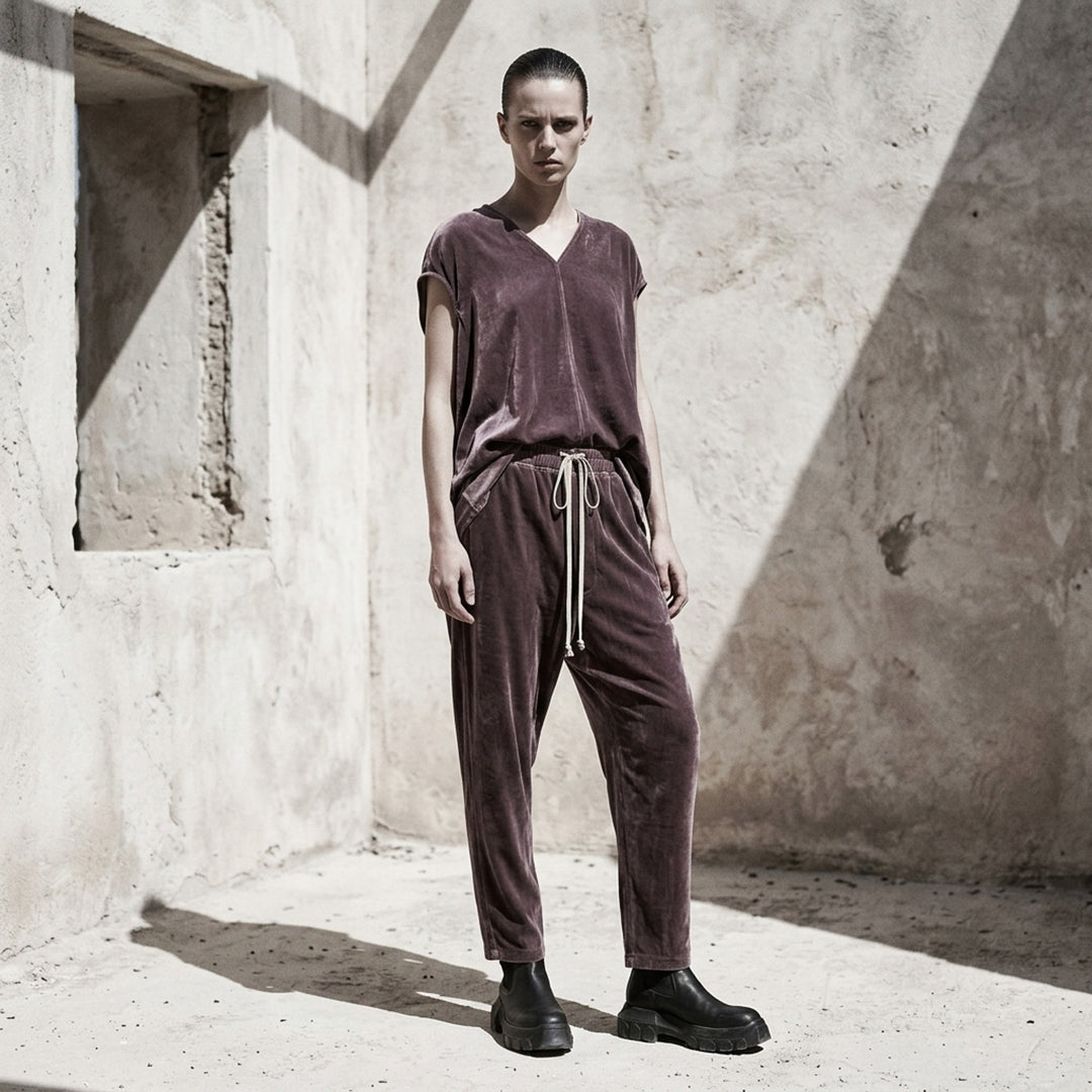 Drawstring Astaires Cropped Pants | Rick Owens | Club21 - lifestyle