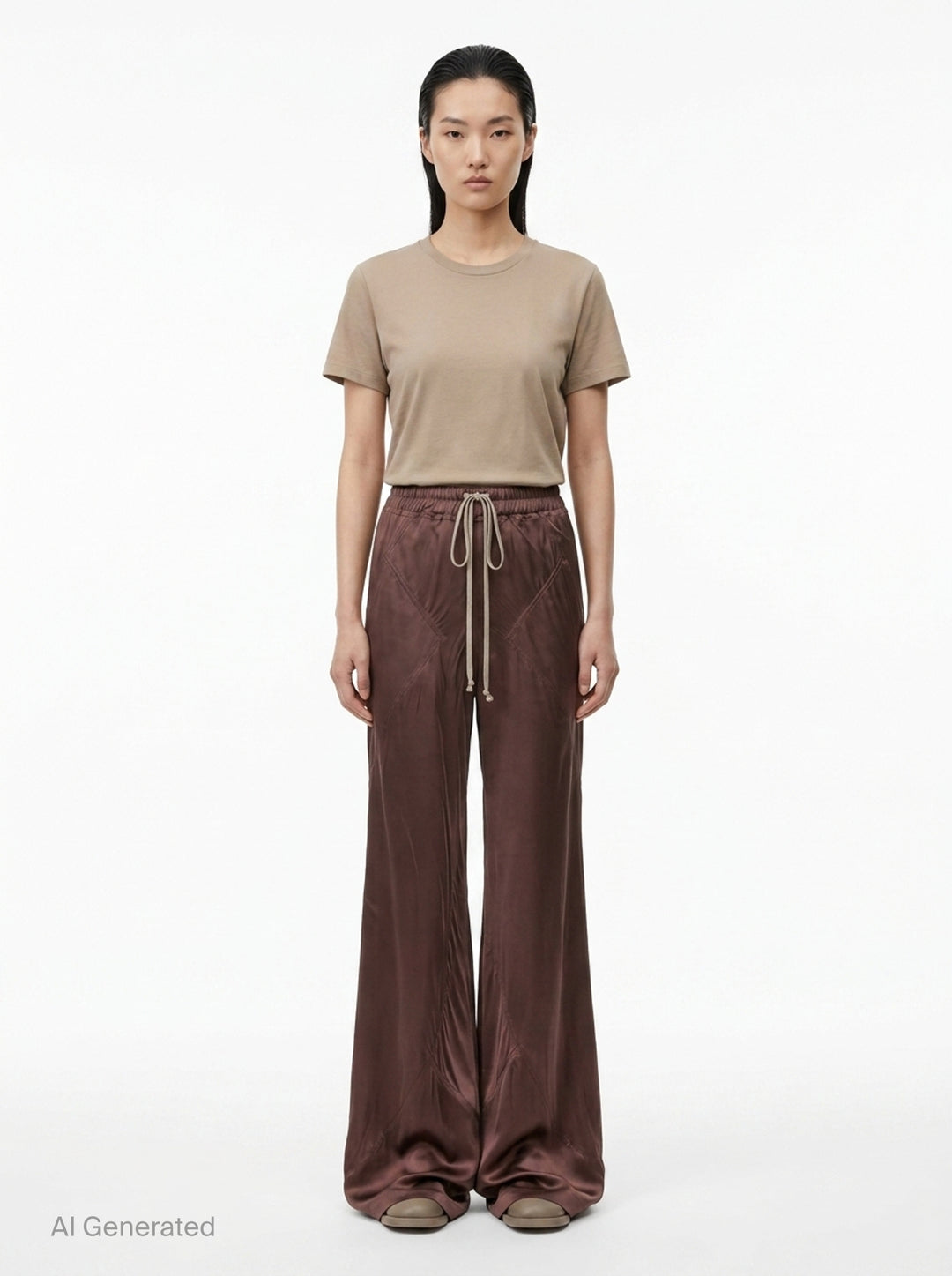 Drawstring Wide-Leg Pants | Rick Owens | Club21 - front