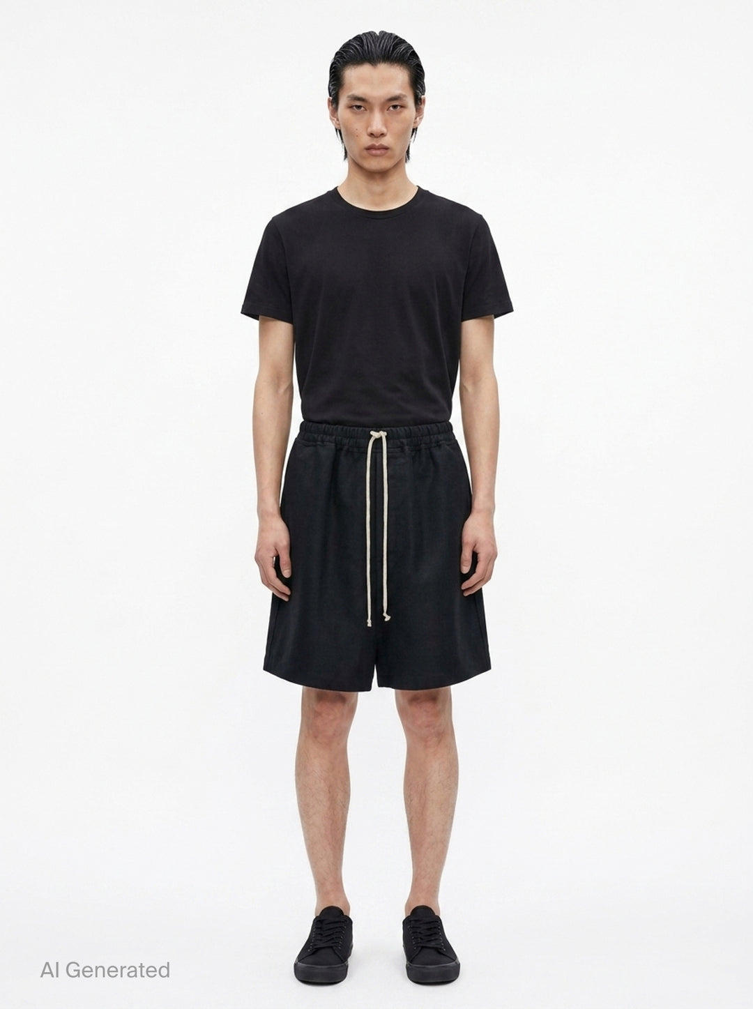 Faun Ramie Moleskin Shorts | Rick Owens | Club21 - front