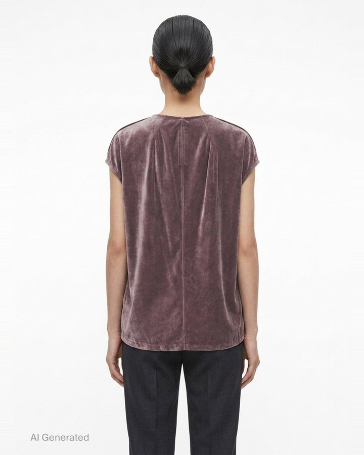 Floating Velvet Top | Rick Owens | Club21 - back