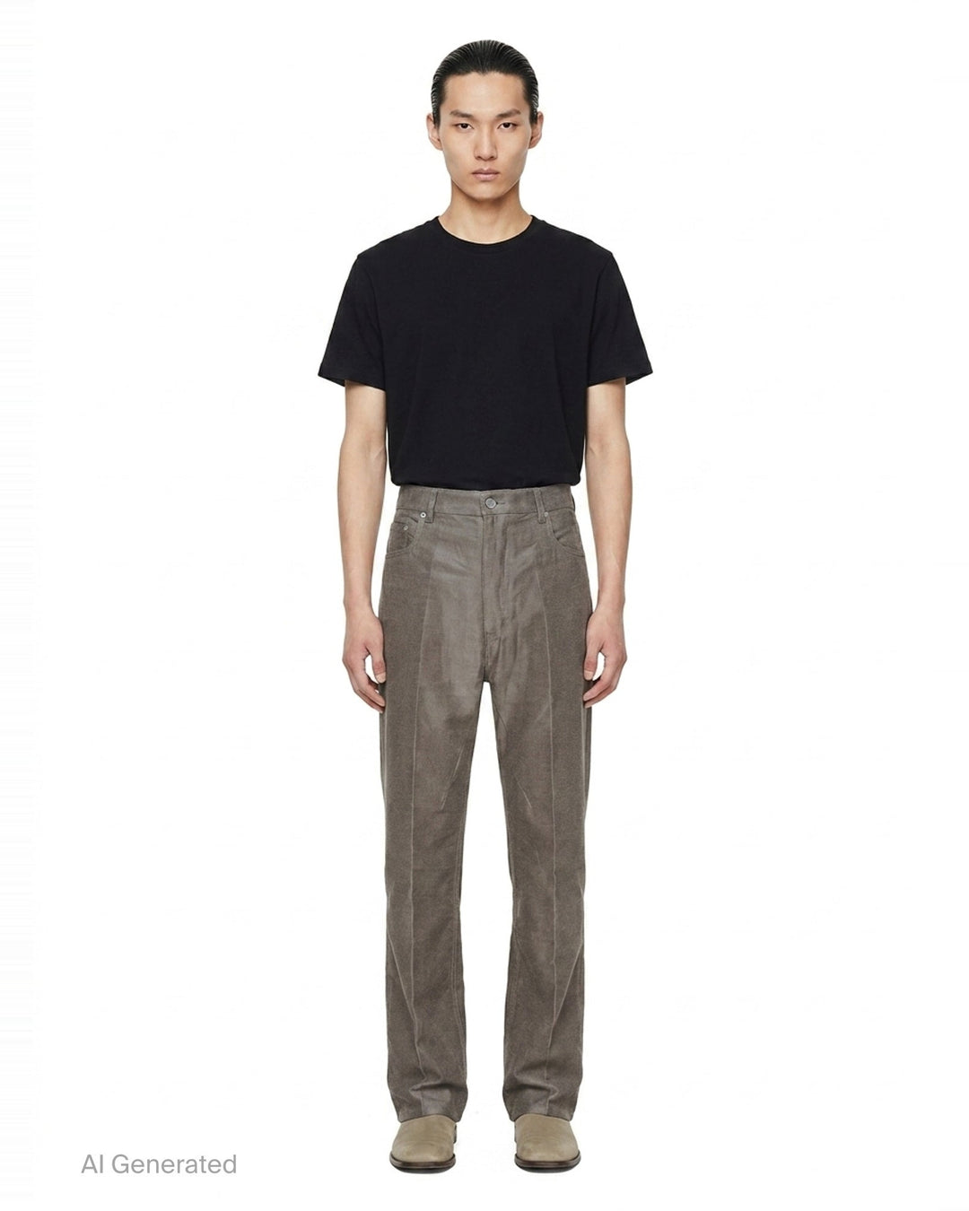 Geth Ramie Moleskin Jeans | Rick Owens | Club21 - front