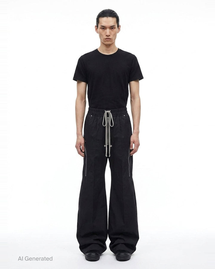 Haizer Belas Heavy Poplin Pants | Rick Owens | Club21 - front