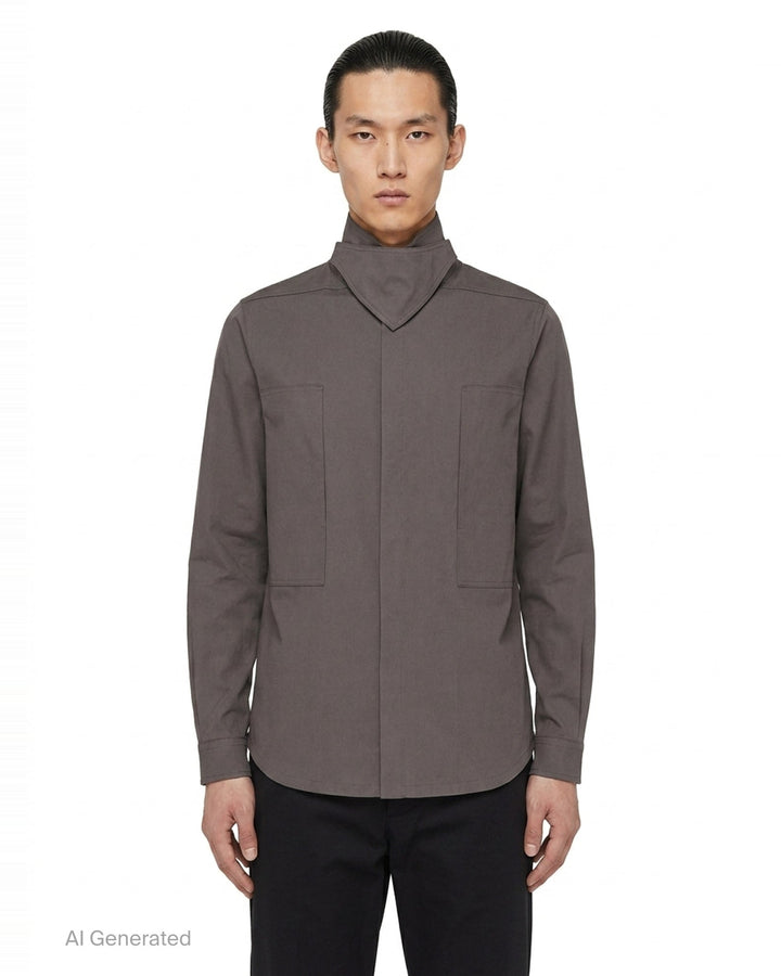 Heavy Poplin Outershirt | Rick Owens | Club21 - front