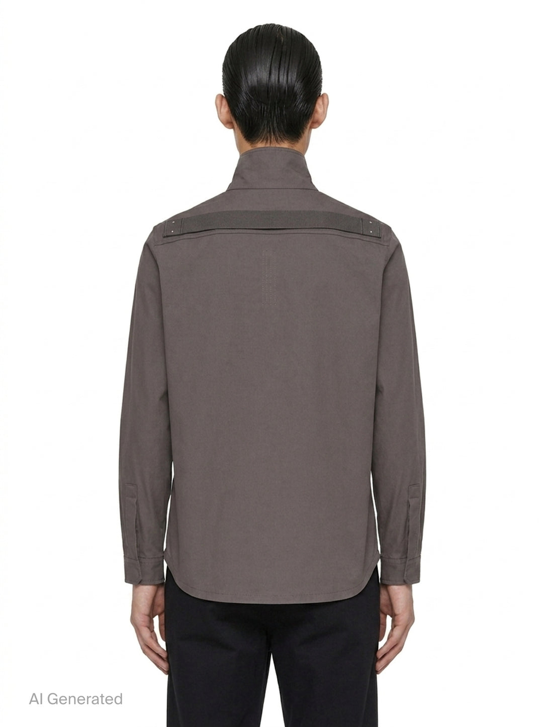 Heavy Poplin Outershirt | Rick Owens | Club21 - back