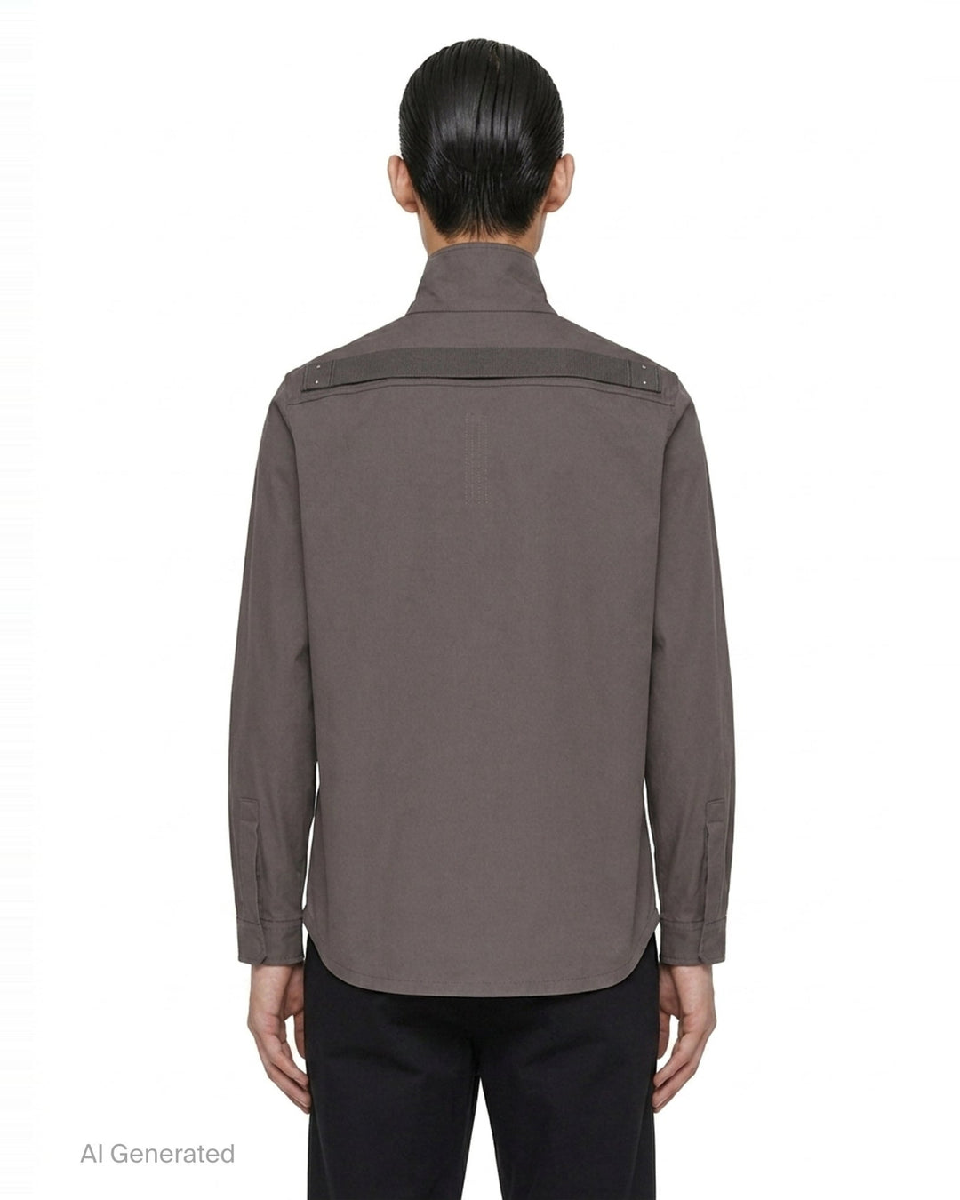 Heavy Poplin Outershirt | Rick Owens | Club21 - back