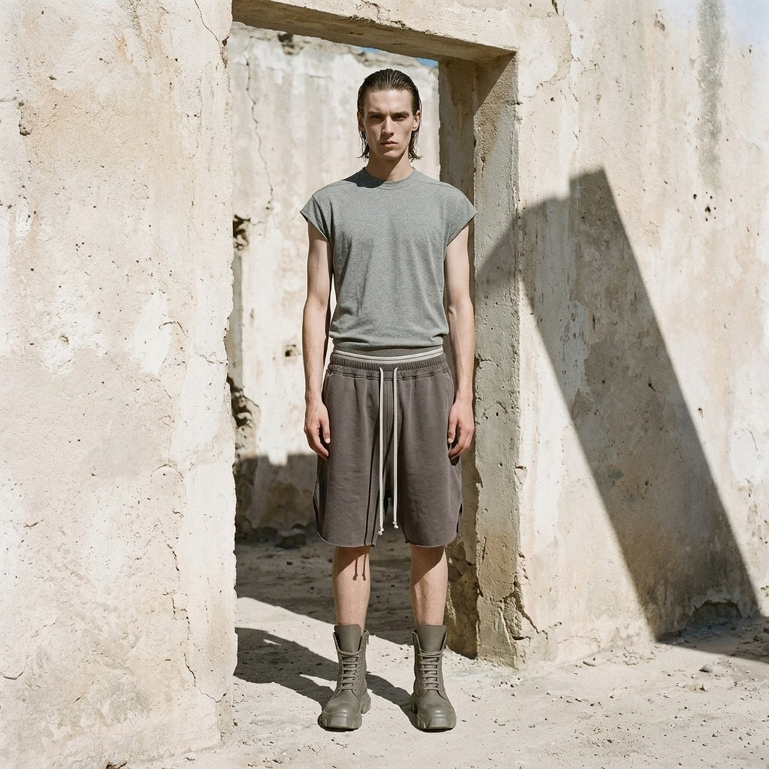 Jumbo Short Sleeve Melange Tee | Rick Owens | Club21 - lifestyle