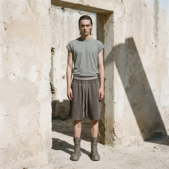 Jumbo Short Sleeve Melange Tee | Rick Owens | Club21 - lifestyle